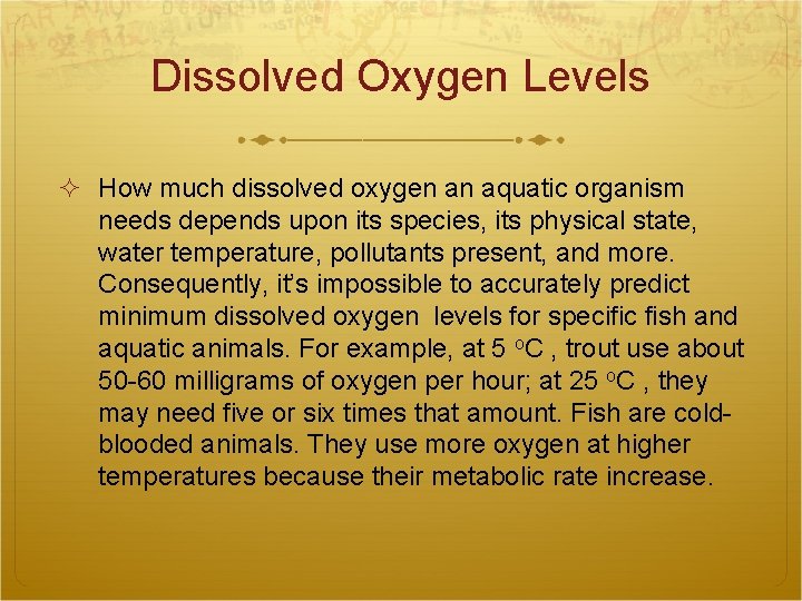 Dissolved Oxygen In Water Selin Palabykolu The importance