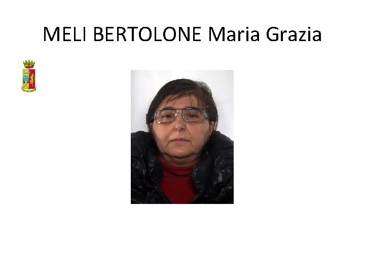 MELI BERTOLONE Maria Grazia 