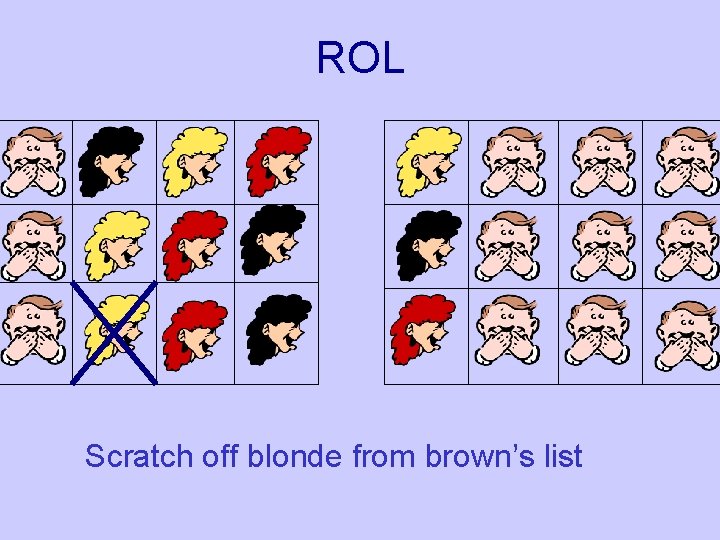 ROL Scratch off blonde from brown’s list 