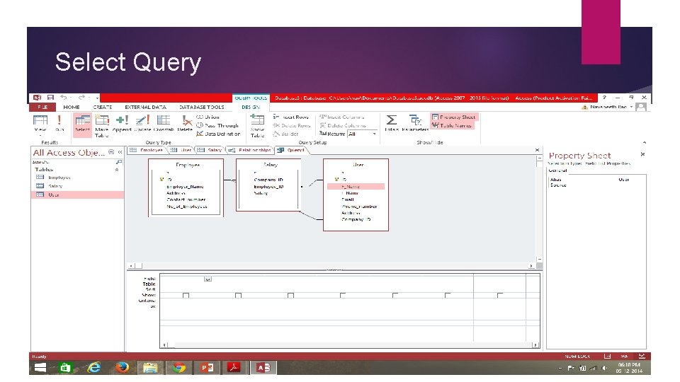 Select Query Select Query