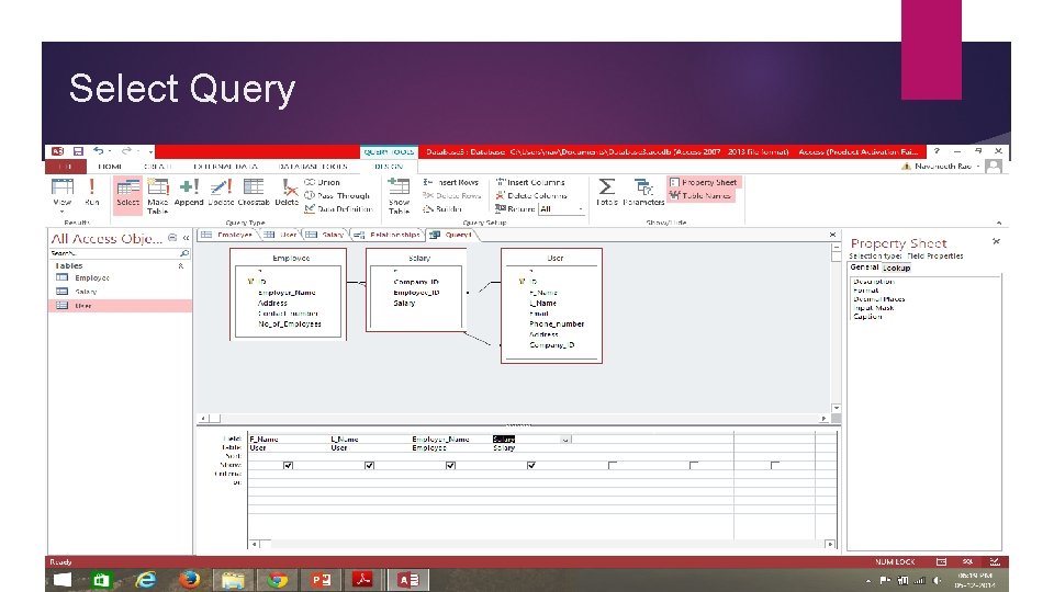 Select Query Select Query