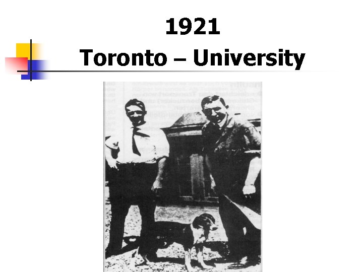 1921 Toronto – University 