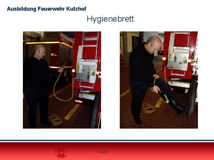 Ausbildung Feuerwehr Kutzhof Hygienebrett Folie 26 