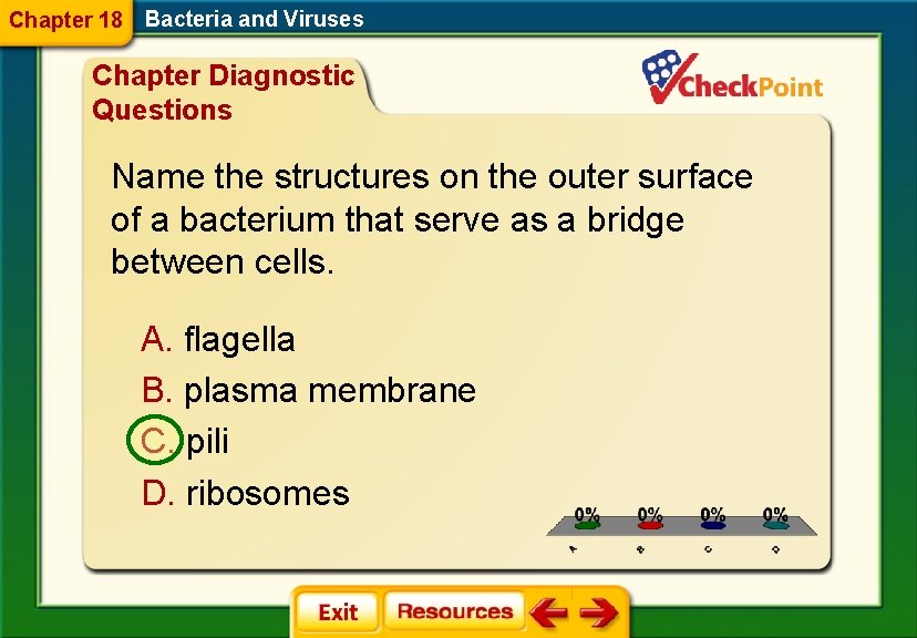 Chapter 18 Bacteria and Viruses Chapter Diagnostic Questions Name the structures on the outer