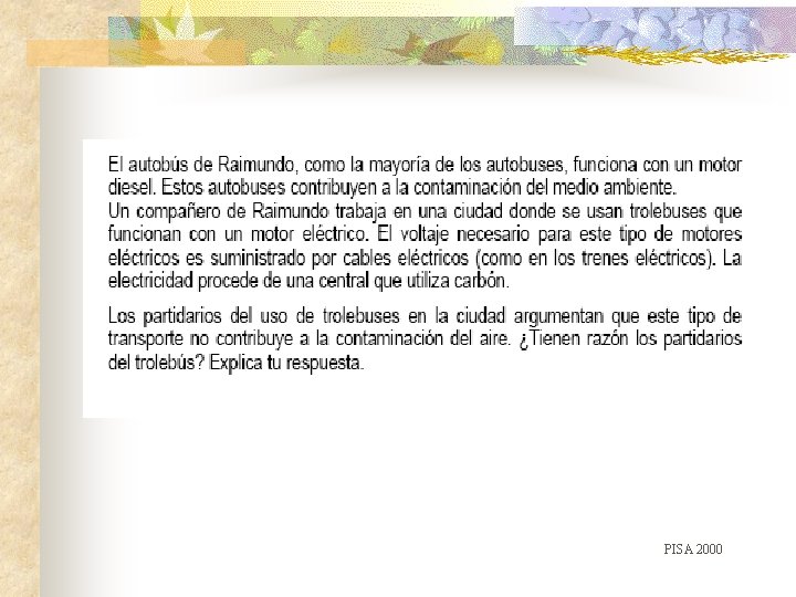 PISA 2000 