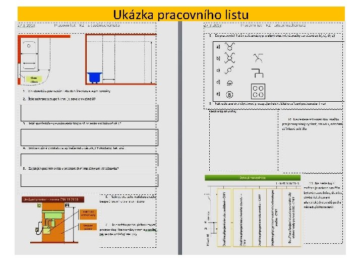 Ukázka pracovního listu 