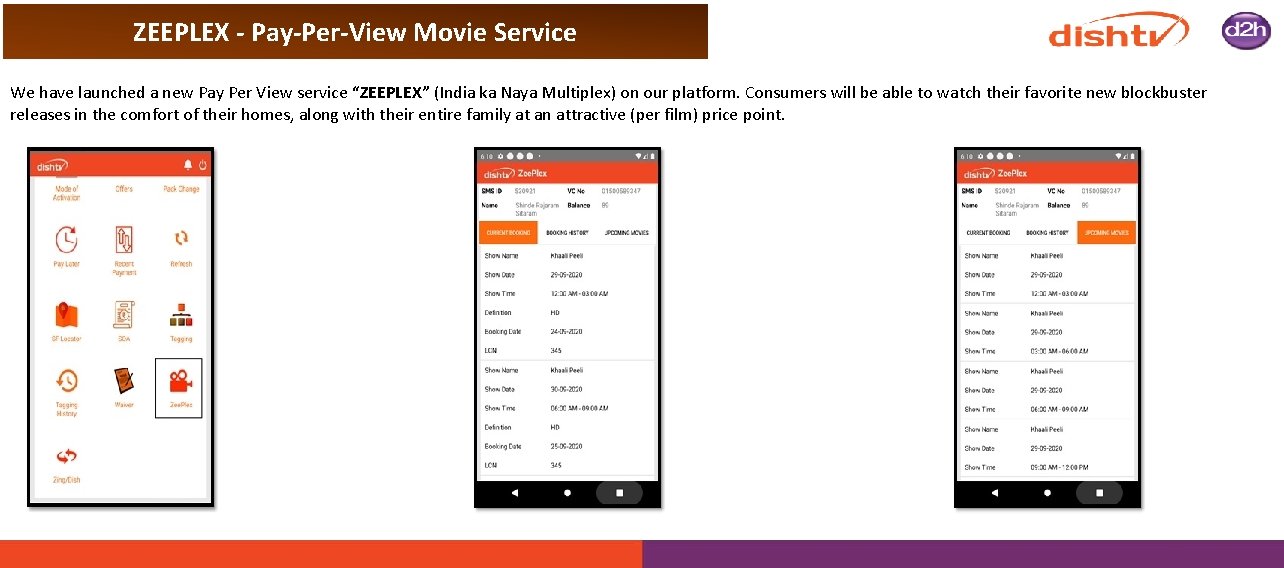 ZEEPLEX - Pay-Per-View Movie Service We have launched a new Pay Per View service