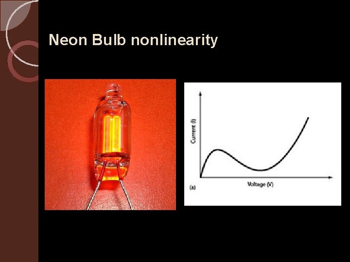 Neon Bulb nonlinearity 