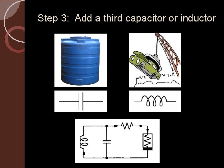 Step 3: Add a third capacitor or inductor 