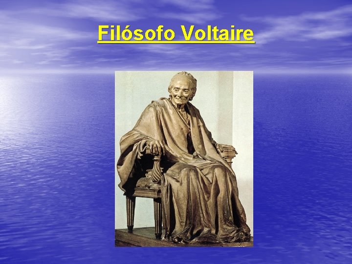 Filósofo Voltaire 