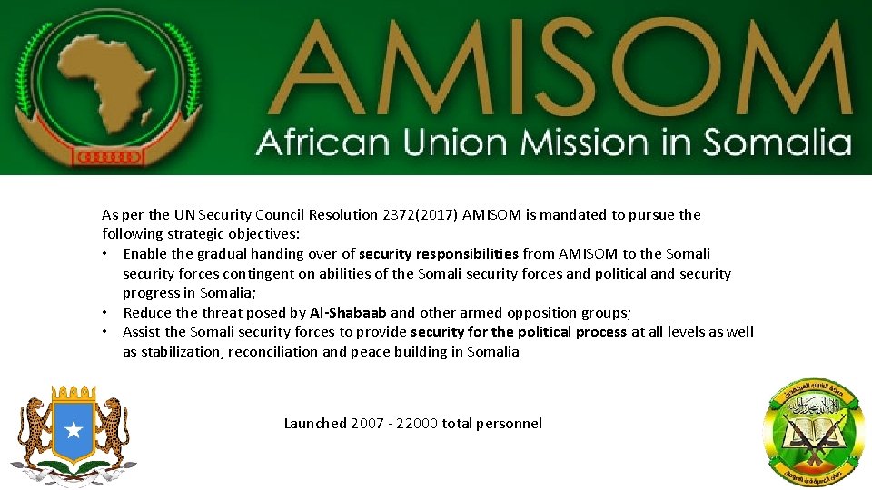 African solutions to African problems AU capacities in