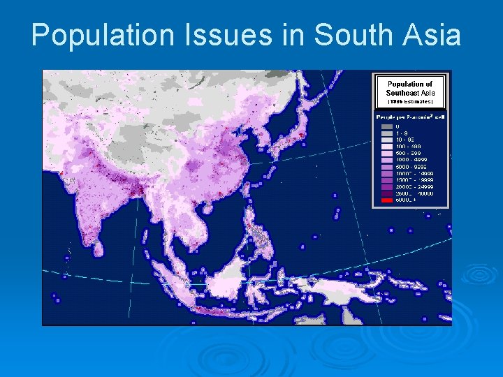 Population Issues in South Asia 