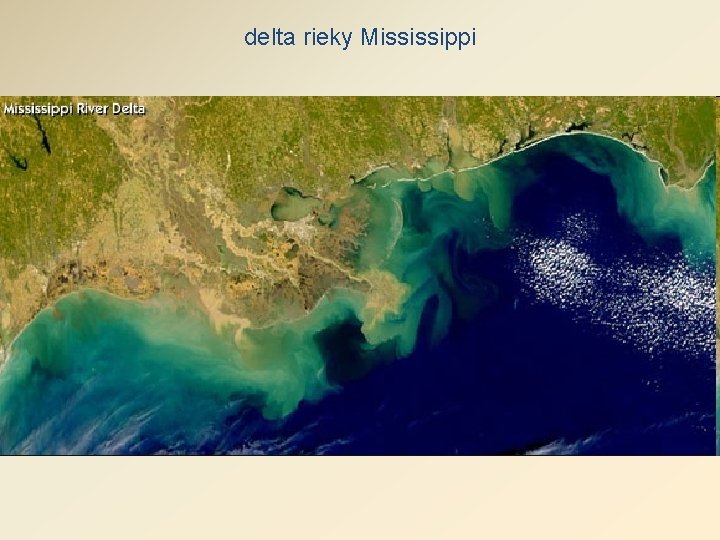 delta rieky Mississippi 