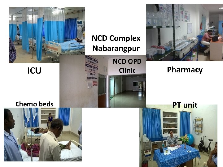 NCD Complex Nabarangpur ICU Chemo beds NCD OPD Clinic Pharmacy PT unit 