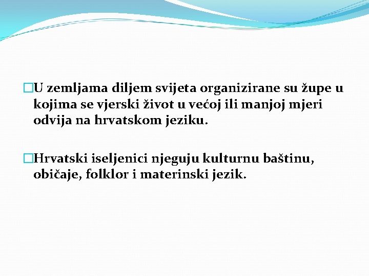 �U zemljama diljem svijeta organizirane su župe u kojima se vjerski život u većoj