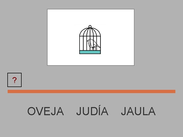 JAULA ? OVEJA JUDÍA JAULA 