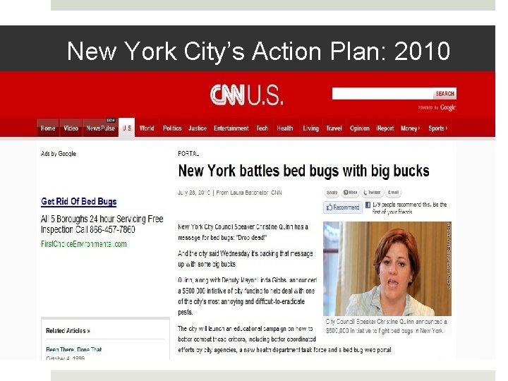 New York City’s Action Plan: 2010 