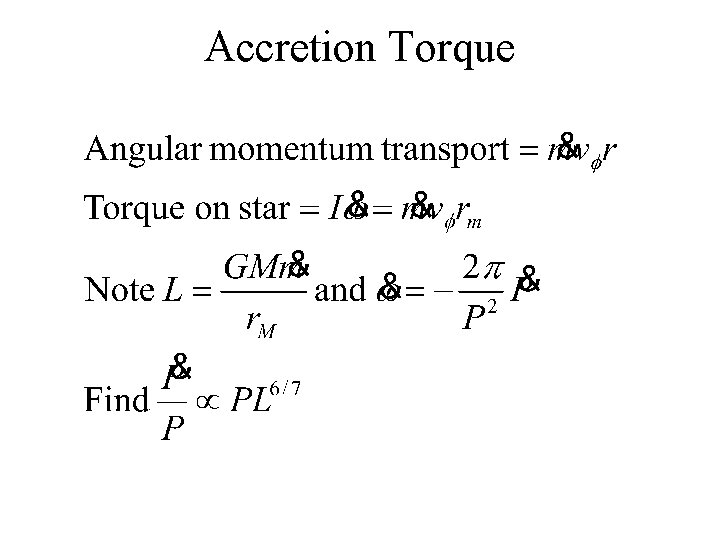 Accretion Torque 