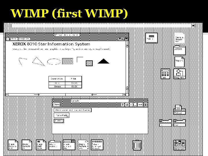 WIMP (first WIMP) 