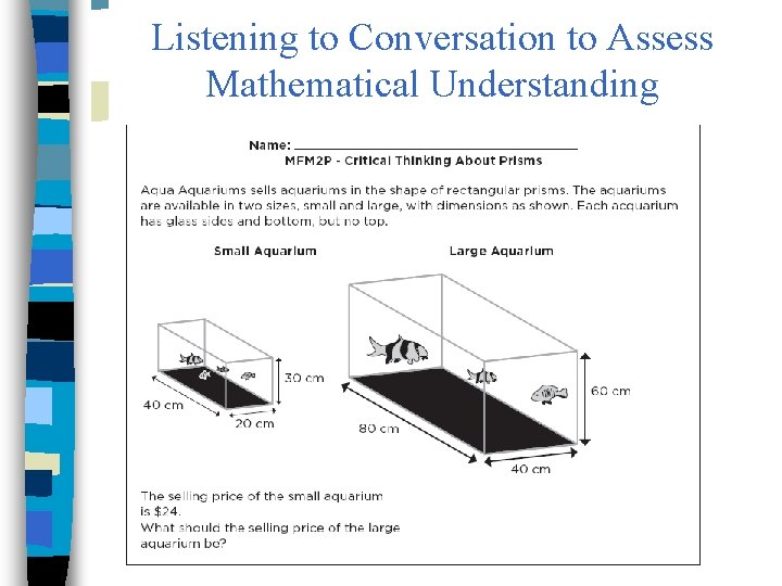 Listening to Conversation to Assess Mathematical Understanding 