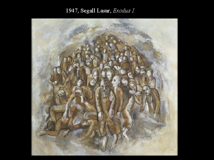 1947, Segall Lasar, Exodus I 