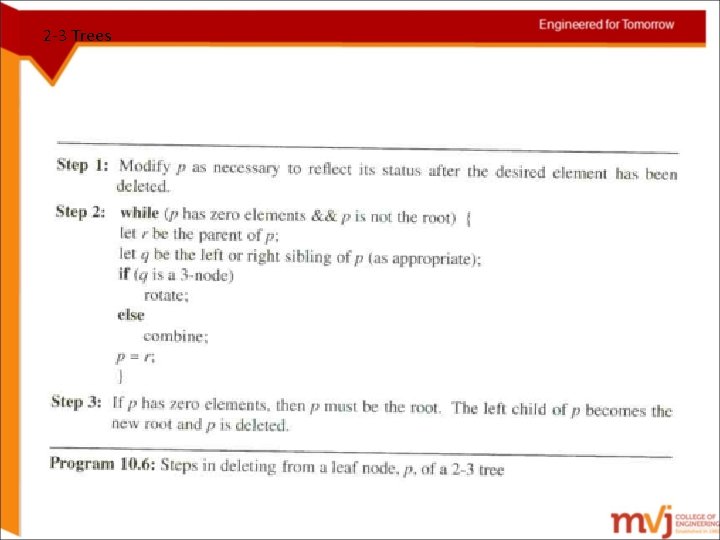 2 -3 Trees 