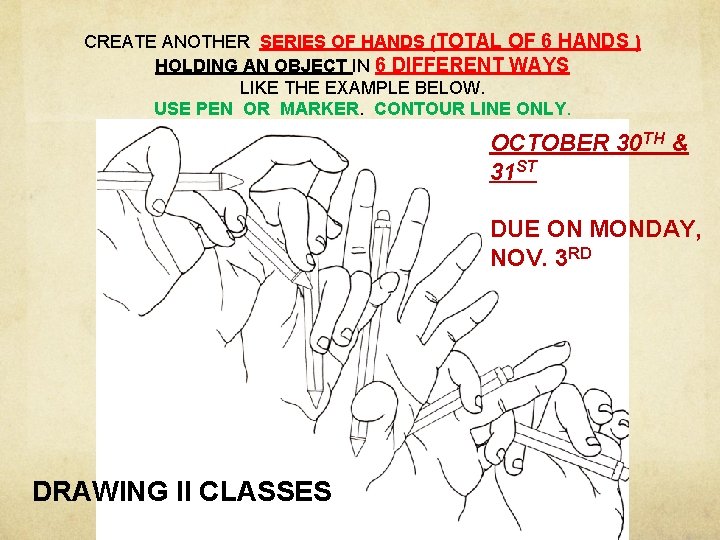 CREATE ANOTHER SERIES OF HANDS (TOTAL OF 6 HANDS ) HOLDING AN OBJECT IN