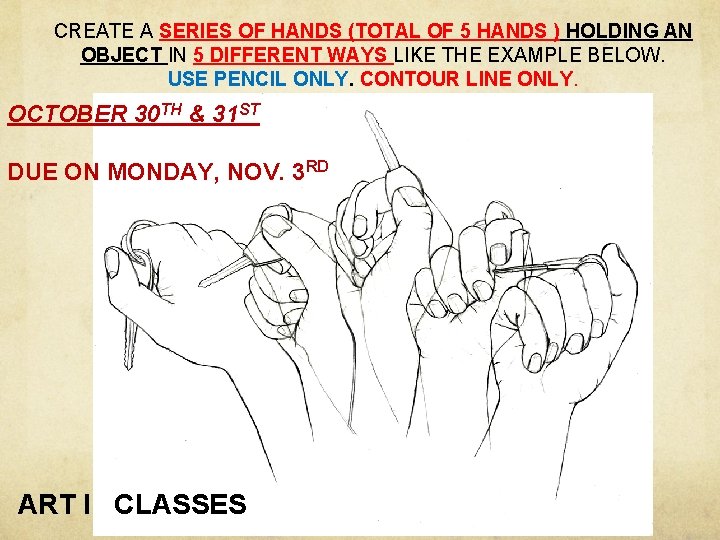 CREATE A SERIES OF HANDS (TOTAL OF 5 HANDS ) HOLDING AN OBJECT IN