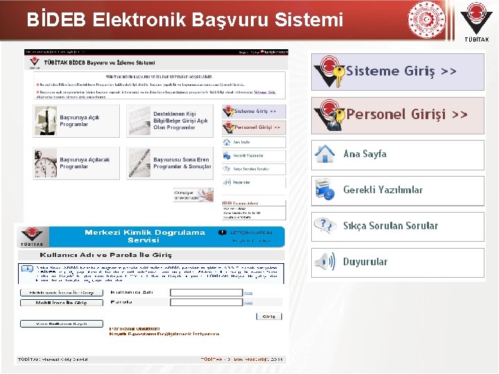 BİDEB Elektronik Başvuru Sistemi TÜBİTAK 