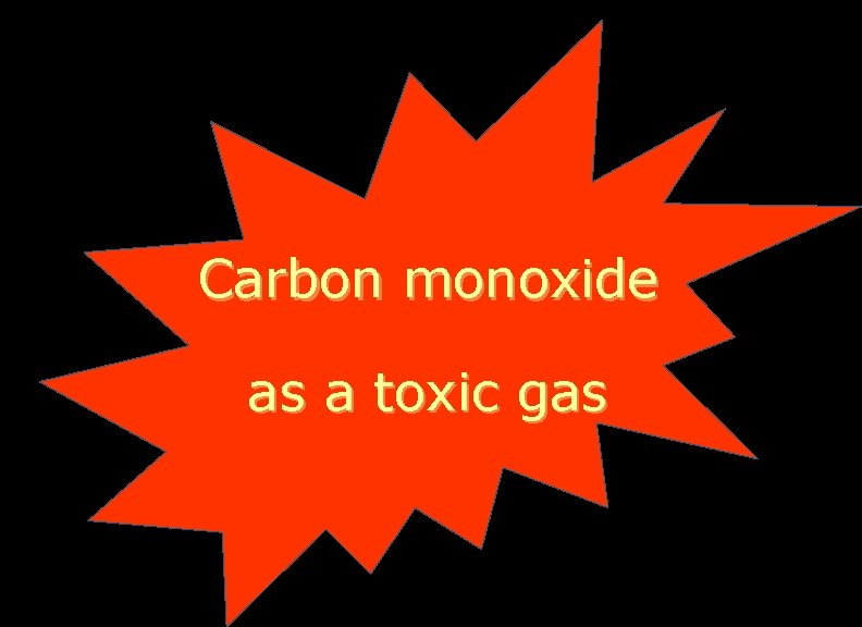 Carbon monoxide as a toxic gas 