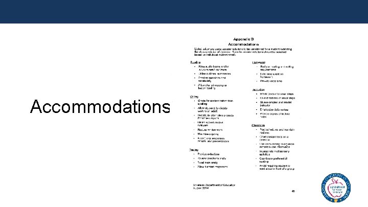 Accommodations 