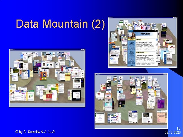 Data Mountain (2) © by D. Schmidt & A. Luft 16 02. 12. 2020