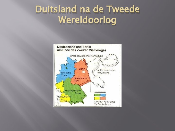 Duitsland na de Tweede Wereldoorlog 