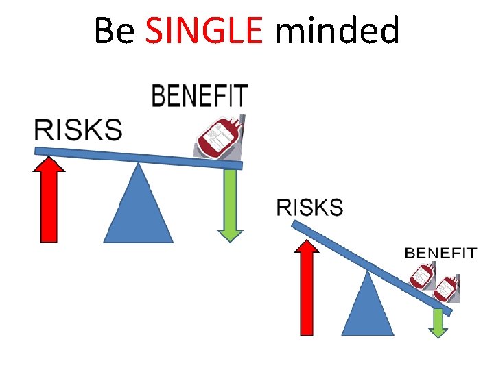 Be SINGLE minded Be SINGLE minded