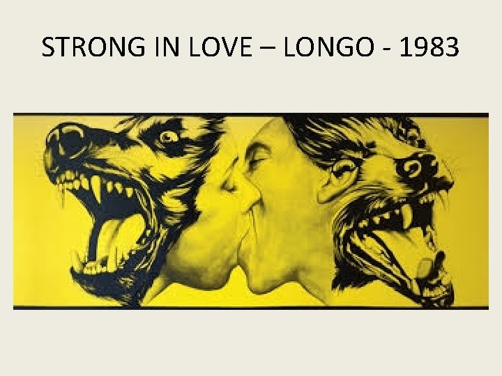 STRONG IN LOVE – LONGO - 1983 