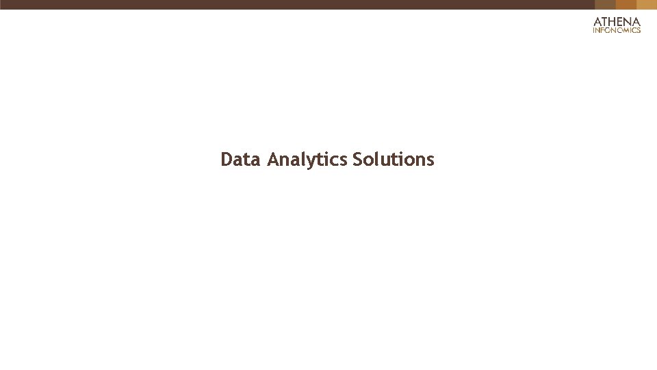 Data Analytics Solutions 