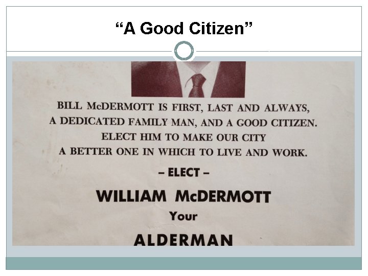 “A Good Citizen” 