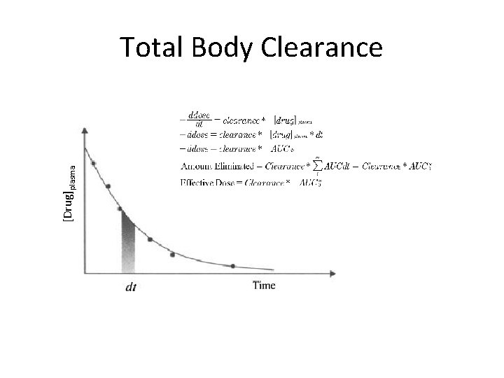 [Drug]plasma Total Body Clearance 