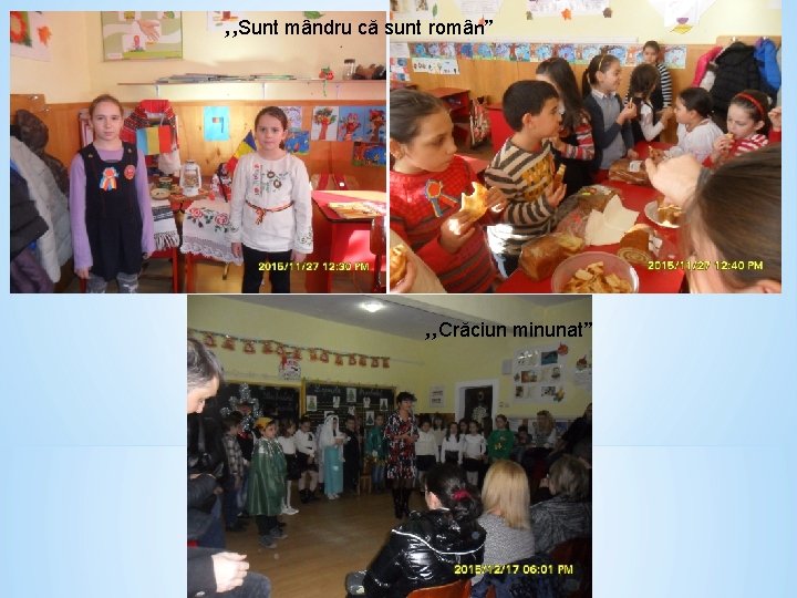 , , Sunt mândru că sunt român” , , Crăciun minunat” , , Sunt mândru că sunt român” , , Crăciun minunat”