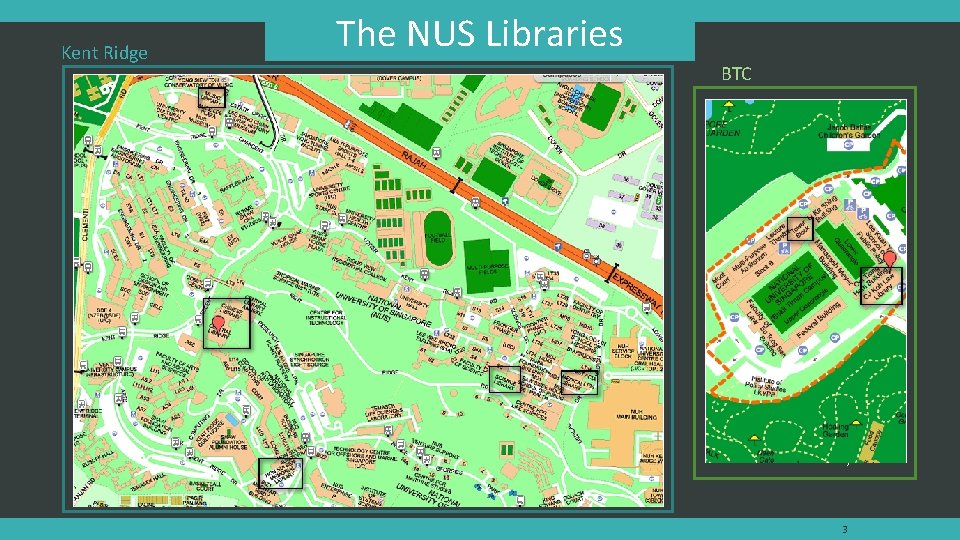 Kent Ridge The NUS Libraries BTC Chinese Library C J Koh Law Library Central