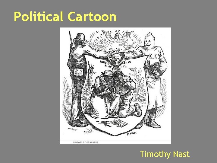 Political Cartoon Timothy Nast 