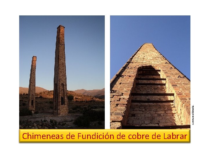 commonswikimedia. Chimeneas de Fundición de cobre de Labrar 