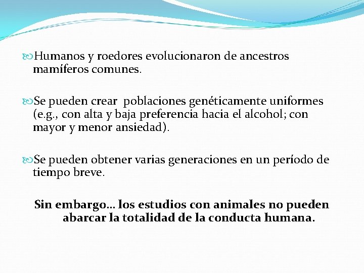  Humanos y roedores evolucionaron de ancestros mamíferos comunes. Se pueden crear poblaciones genéticamente