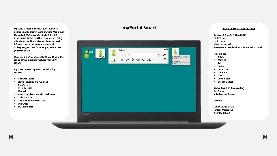 my. Portal Smart is an Adobe AIR-based PC application (Microsoft Windows and Mac OS
