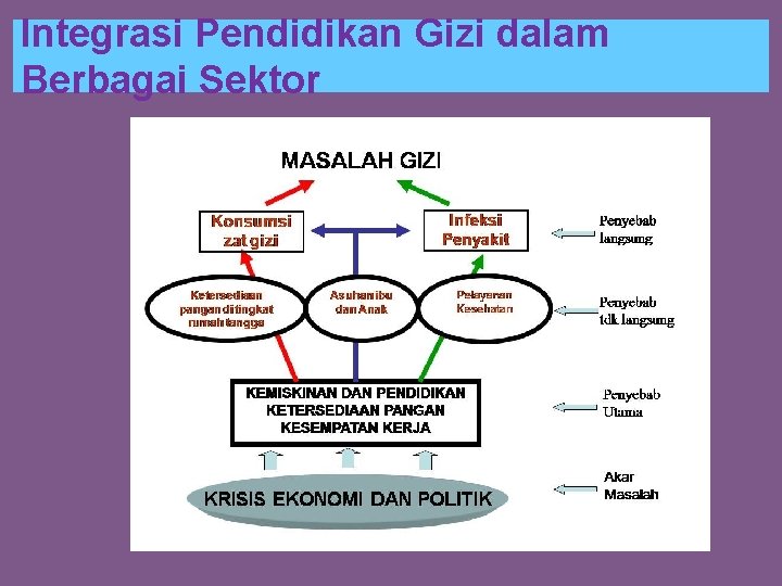 Integrasi Pendidikan Gizi dalam Berbagai Sektor 