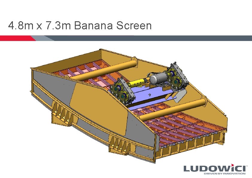 4. 8 m x 7. 3 m Banana Screen 