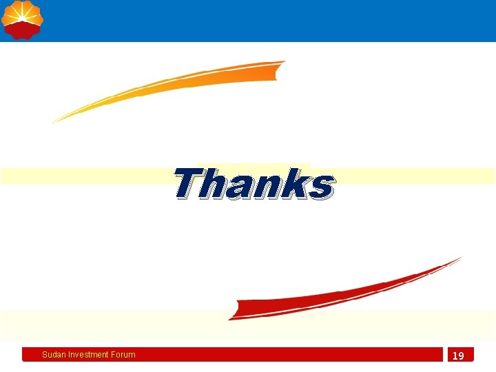 Thanks Sudan Investment Forum 19 Thanks Sudan Investment Forum 19