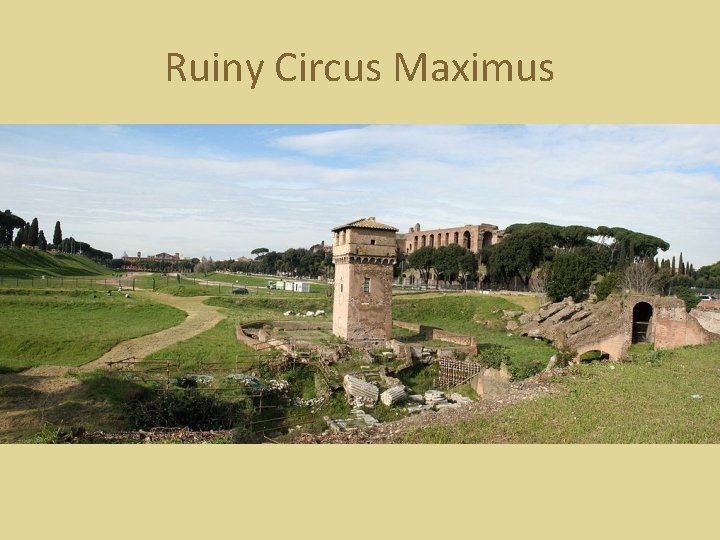 Ruiny Circus Maximus 