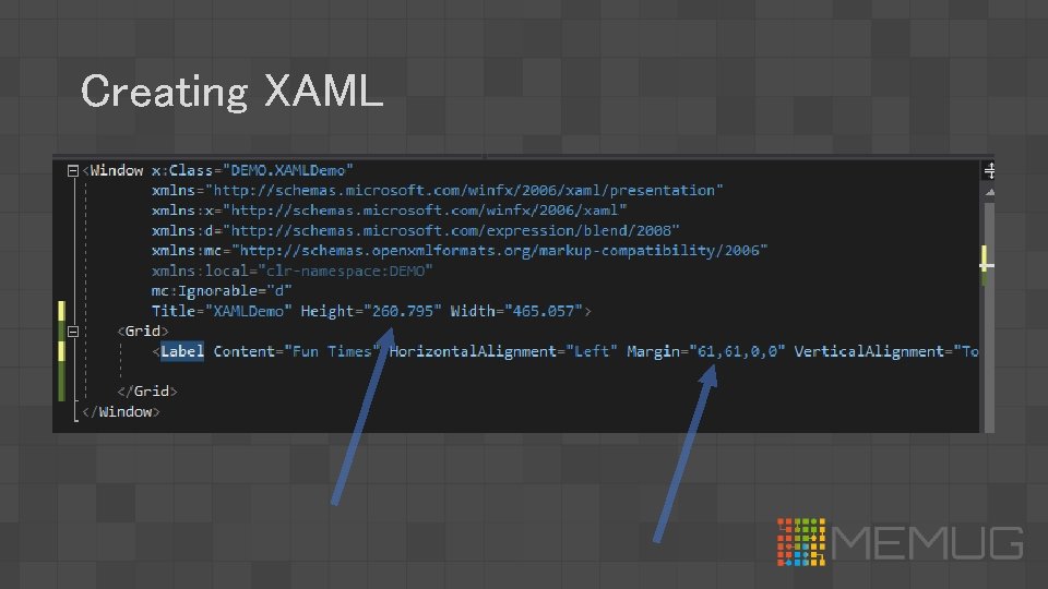 Creating XAML 