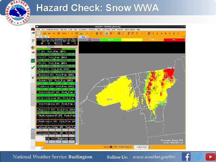 Hazard Check: Snow WWA 